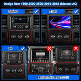 Android 13 Car Radio for 2013-2018 Dodge Ram 1500 2500 3500 Supports Wireless CarPlay/Android Auto