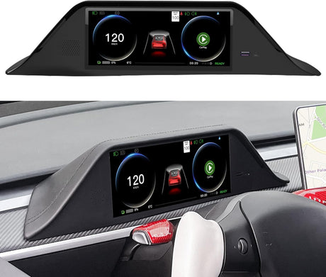 Tesla HUD for Model 3 Model Y Supports Wireless CarPlay Android Auto