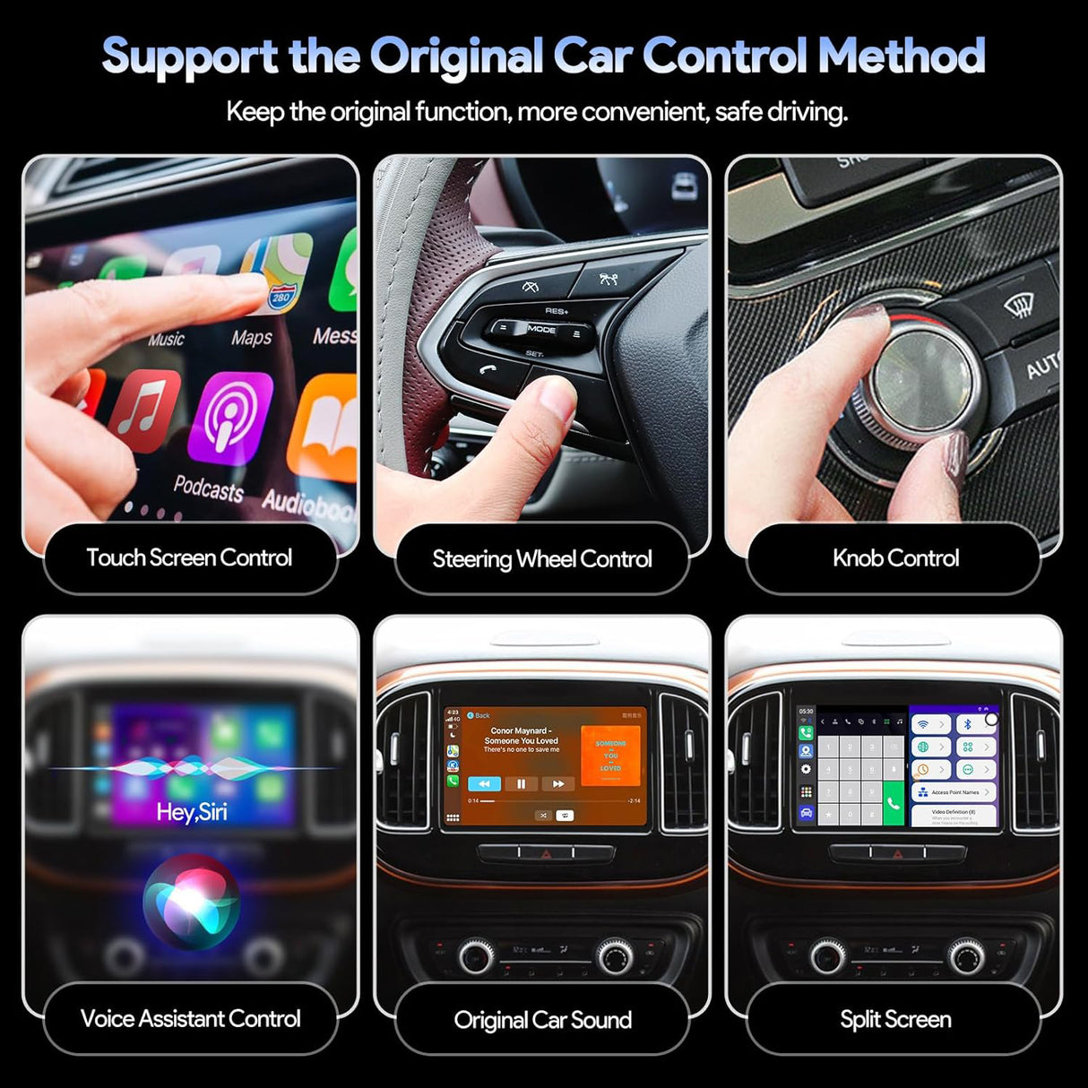 CarPlay AI Box Supports Car with Factory Wired CarPlay/Android Auto