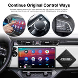 Wireless Android Auto Adapter for Vehicle with OEM Wired Android Auto