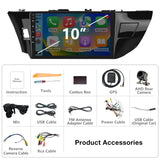 Car Stereo for 2014 2015 2016 Toyota Corolla with Wireless CarPlay Android Auto