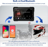 Motorcycle CarPlay Touchsreen with DVR