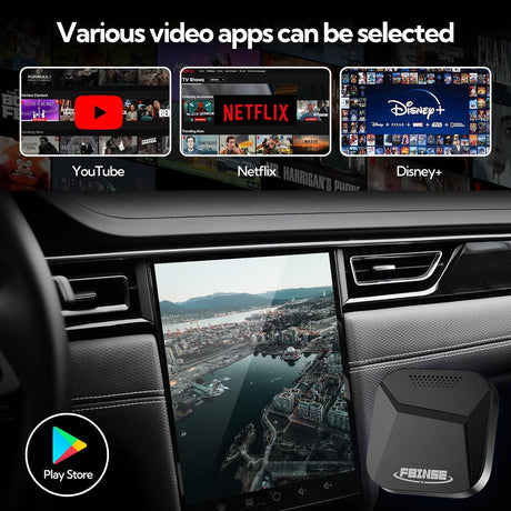 CarPlay Video Streaming for Car with OEM Wired CarPlay/Android Auto