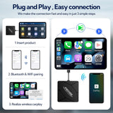 Wireless CarPlay Adapter for Vehicle with OEM Wired CarPlay